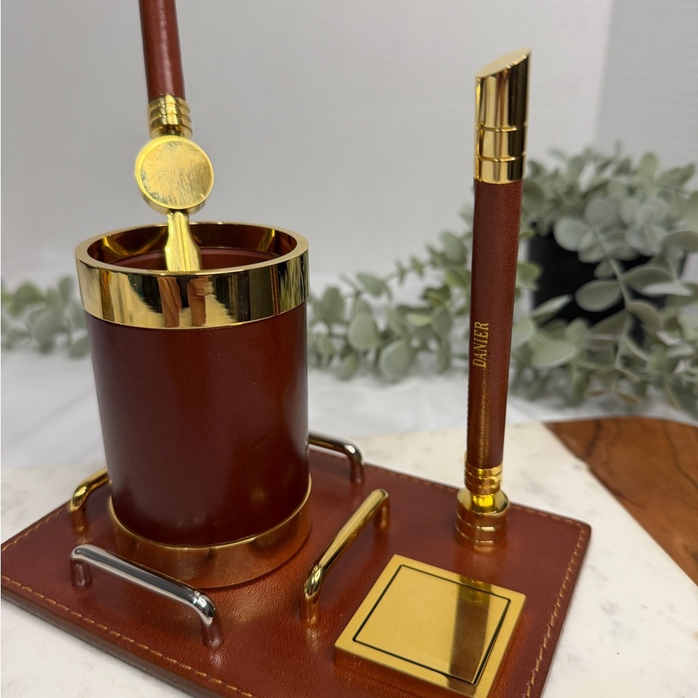 Vintage‎ Danier Leather Desk Set